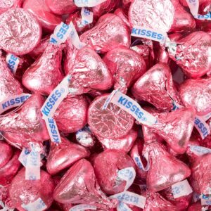 Pink Foil Hershey Kisses