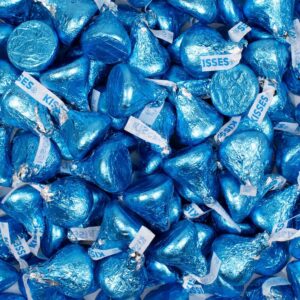 Blue Foil Hershey Kisses